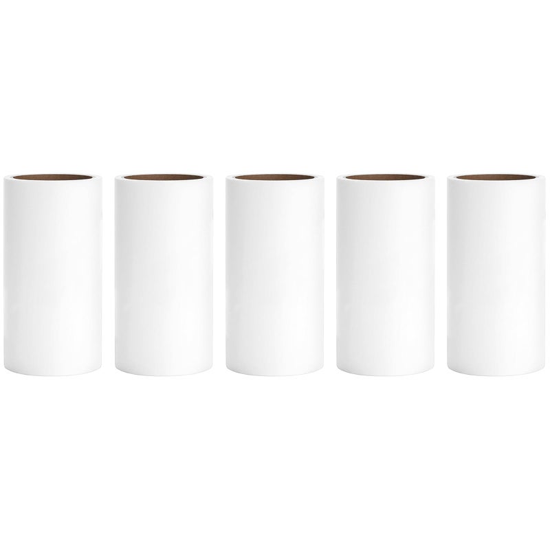 MINGRACE 4 inch Lint Roller Refills Only, Extra Sticky Roller Refills for Pet Hair, Pack of 5 Refills 60 Sheets per Refill Total 300 Sheets (Inside Diameter 1-1/2 inch) - Image 1